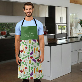 Farbiges Gemüse Schürze