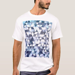 Farbiges geometrisch dreieckiges Mosaik: abstrakte T-Shirt