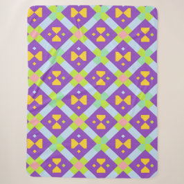 Farbiges geometrisches abstraktes Design Sherpadecke