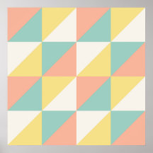 Farbiges geometrisches Abstraktes Dreieck-Muster