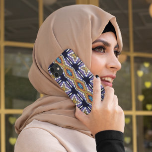 Farbiges geometrisches Abstraktes Muster iPhone 16 Plus Hülle