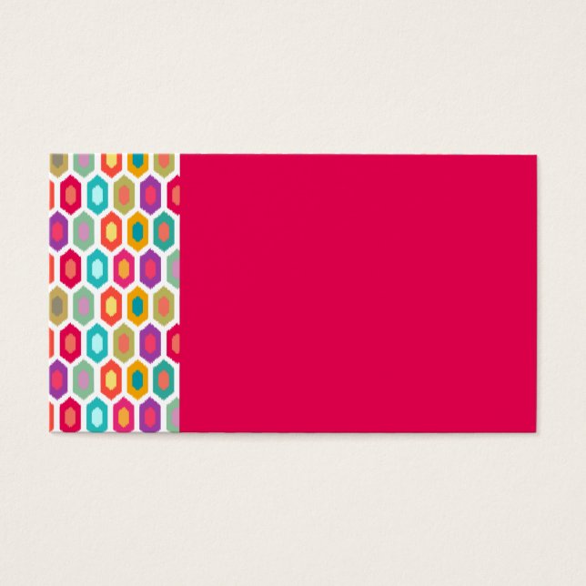 Farbiges geometrisches Ikat (Vorderseite)