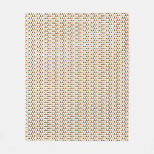 Farbiges geometrisches Muster des Herbstes Fleecedecke