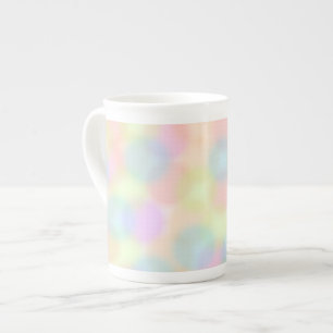 Farbiges geometrisches Muster des Regenbogens Prozellantasse