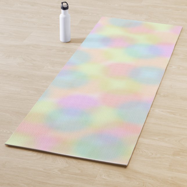 Farbiges geometrisches Muster des Regenbogens Yogamatte (Beispiel)