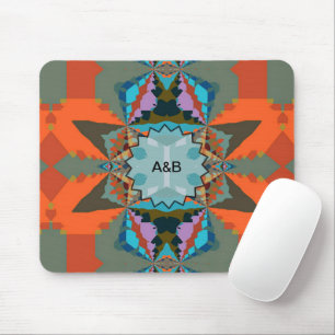 Farbiges geometrisches Muster des südlichen Wester Mousepad