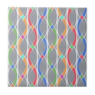 Farbiges geometrisches Muster. Fliese
