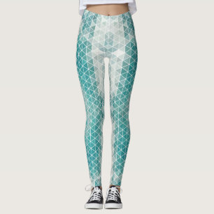Farbiges geometrisches Muster Leggings