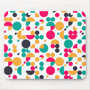 Farbiges geometrisches Muster Mousepad