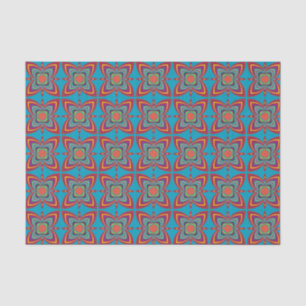 Farbiges geometrisches Muster Seidenpapier
