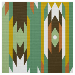 Farbiges geometrisches Muster Stoff