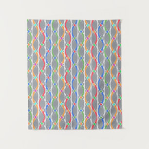 Farbiges geometrisches Muster. Wandteppich