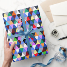 Farbiges geometrisches Papier für Muster