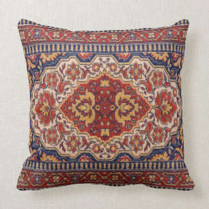 Farbiges geometrisches Stammrug-Design Kissen