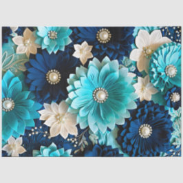 Farbiges Gewebe aus Blumengewebe, Tissue Seidenpapier