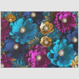 Farbiges Gewebe aus Blumengewebe, Tissue Seidenpapier