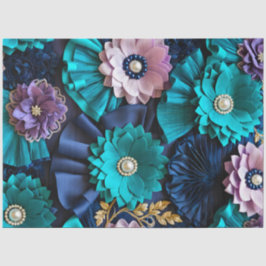 Farbiges Gewebe aus Blumengewebe, Tissue Seidenpapier