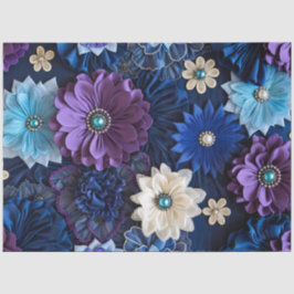 Farbiges Gewebe aus Blumengewebe, Tissue Seidenpapier