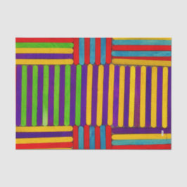 Farbiges Gewebe Seidenpapier