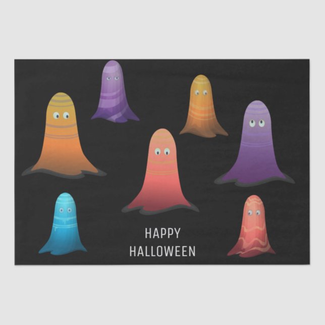 Farbiges Ghosts Tissue Paper Seidenpapier (Vorderseite)