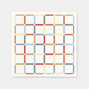 Farbiges Gitter mit negativem Platzmid, Mod inspir Serviette