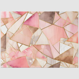 Farbiges Glasmosaikkunstpapier Seidenpapier