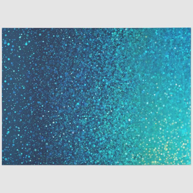 Farbiges Glitzer Kunstpapier Seidenpapier (Vorderseite)