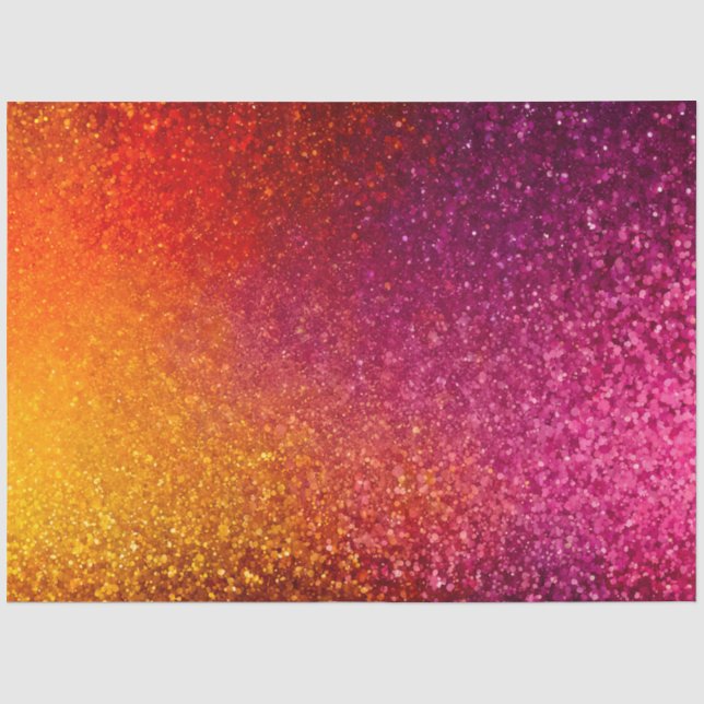 Farbiges Glitzer Kunstpapier Seidenpapier (Vorderseite)