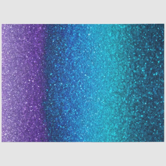 Farbiges Glitzer Kunstpapier Seidenpapier (Vorderseite)