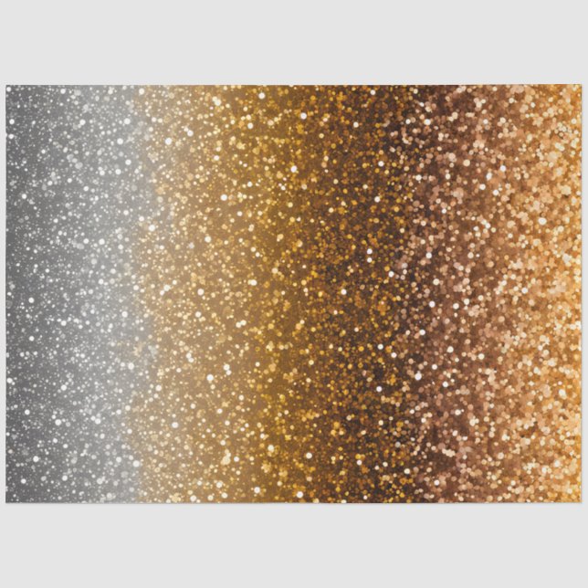 Farbiges Glitzer Kunstpapier Seidenpapier (Vorderseite)