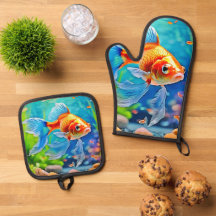 Farbiges Goldfish-Design