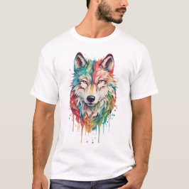 Farbiges Graffiti-Gemäldeteil T-Shirt