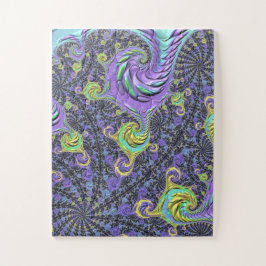 Farbiges Groovy Boho Hippie Funky Abstrakt Fraktal
