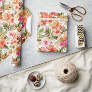 Farbiges hawaiisches Muster ID1092 Geschenkpapier