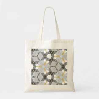 Farbiges Hexagon-Quadrat: geometrisches Kaleidosko Tragetasche