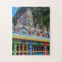 Farbiges Hindutempel Malaysia Travel Foto