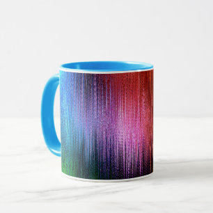 Farbiges Hintergrundmuster Tasse