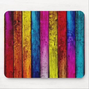 Farbiges hölzernes Mousepad