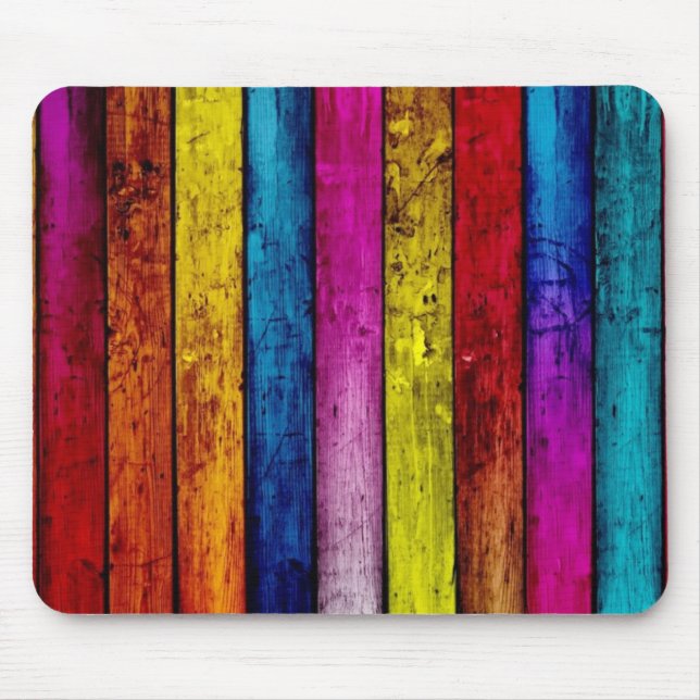 Farbiges hölzernes Mousepad (Vorne)