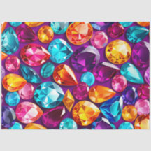 Farbiges Juwel Art Tissue Paper