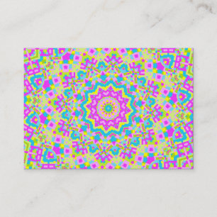 Farbiges Kaleidoskop 04 Visitenkarte