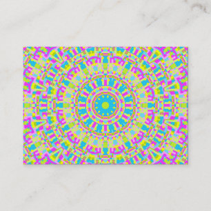 Farbiges Kaleidoskop 06 Visitenkarte