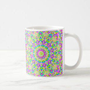 Farbiges Kaleidoskop 07 Kaffeetasse