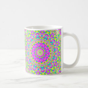 Farbiges Kaleidoskop 08 Kaffeetasse