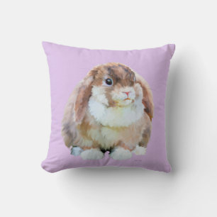 farbiges Kaninchen Kissen
