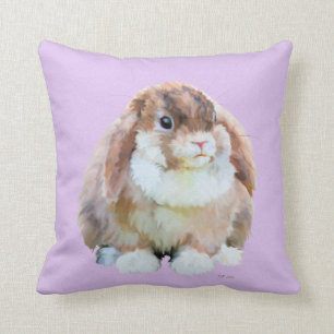 farbiges Kaninchen Kissen