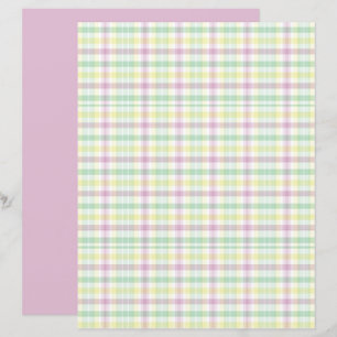 Farbiges Kariertes Scrapbook-Papier für dänische P