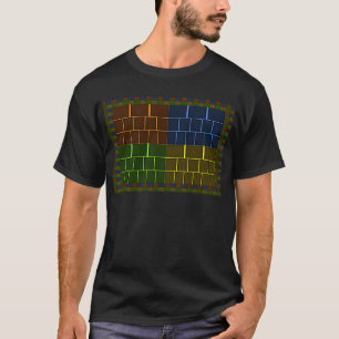 Farbiges Karomuster Vektor Wandbild Leinwand T-Shirt