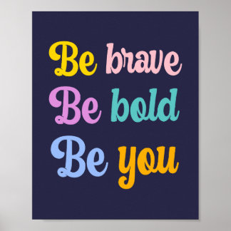 Farbiges Kinderzimmer Inspiration Zitat Kunst Poster