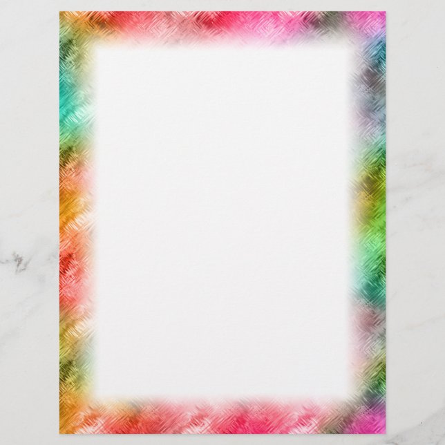 Farbiges Kristallglas-Muster (Vorderseite)